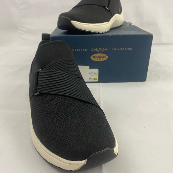Dr Scholl’s Hold Out Black Reptile Slip On Sneaker size 7.5 NWOT - Picture 9 of 16
